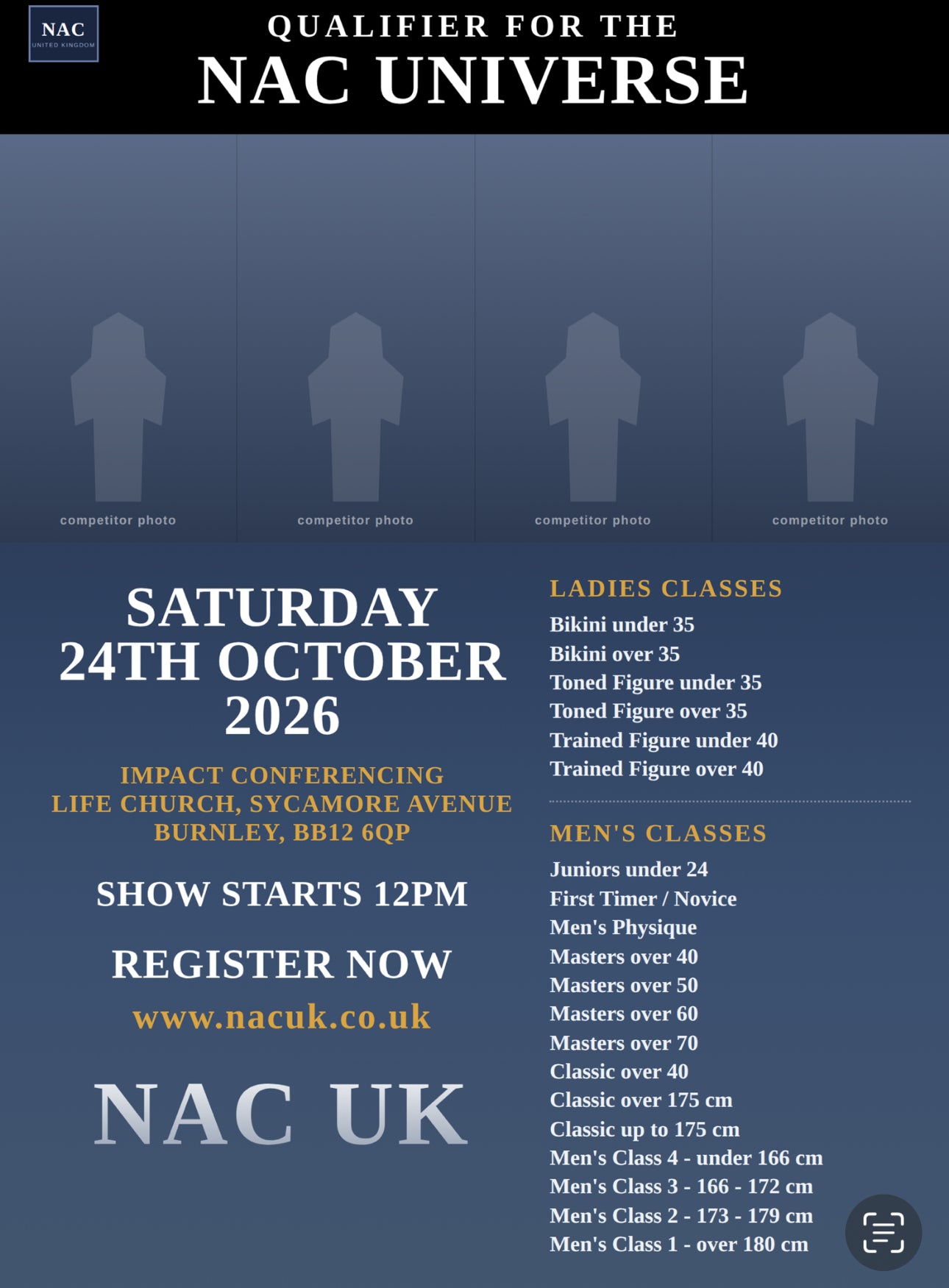 NAC UK SHOW - 24 October 2026